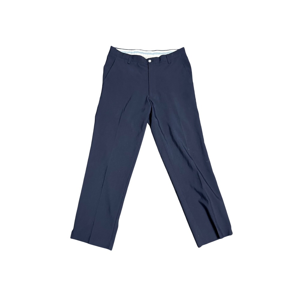 FootJoy‎ Mens Golf Pants Navy Blue Flat Front Straight Leg Size 34x32